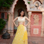 Lemon Yellow Lehenga Set