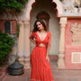 Festive Red Lehenga Set